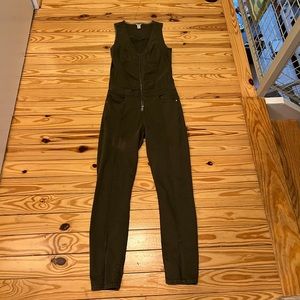 army guess green jumpsuit
